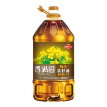 plus会员：香满园非转基因 物理压榨 特香菜籽油5L