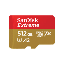 京东PLUS：SanDisk 闪迪 Extreme 至尊极速移动系列 MicroSD存储卡 512GB（U3、V30、A2）