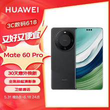HUAWEI 华为 Mate 60 Pro 手机 12GB+1TB 雅丹黑