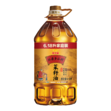 PLUS会员：金龙鱼 外婆乡小榨 菜籽油 6.18L*2件