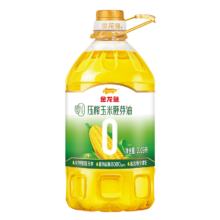 plus会员9金龙鱼食用油 零反式脂肪压榨玉米胚芽油3.09L*5件+凑单