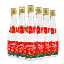西凤酒 七两半375 凤香型白酒 光瓶口粮酒 45度 375mL 6瓶 西凤375酒