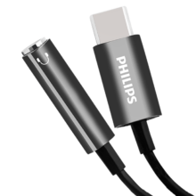 9日0点，限量3000件，plus会员：飞利浦(PHILIPS)TYPE-C转3.5mm音频转接头 USB-C耳机转换器