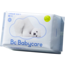 bc babycare婴儿绵柔巾干湿两用小熊巾洗脸巾一次性加厚擦脸巾a 【12包】小熊巾-80抽