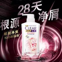 CLEAR 清扬 樱花/活力运动男女士洗发水露去头屑500g*3