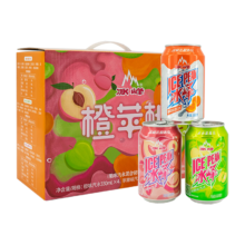 再降价、plus会员:冰峰（ICEPEAK）碳酸汽水 混合口味 12罐＊8件