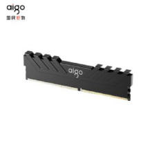 爱国者（aigo）32GB(16G×2)套装 DDR5 6000 台式机内存条 马甲条 双通道内存 海力士M-die颗粒 承影黑色 C30