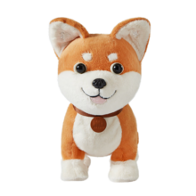 babycare&bctoys走路学舌智能玩具仿真声控毛绒狗柴犬六一儿童节礼物