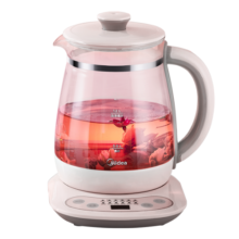 美的（Midea） 养生壶 1.5L大容量煮茶器花茶壶电水壶恒温水壶烧水壶家用恒温壶电热水壶煮茶壶12大功能智能预约 基础款 YS15M9-910R 1.5L