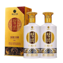 习酒金质习酒第四代 酱香型白酒 53度高度白酒口粮酒送礼宴请 53度 500mL 2瓶 双瓶装