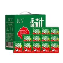 plus、需首购：DU'S杜氏NFC红番茄汁200ml*12瓶鲜榨果蔬汁