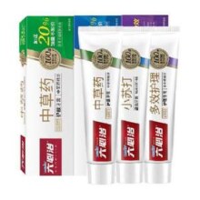 六必治 中草药牙膏清火抗敏护龈组合装 120g*3支*5件