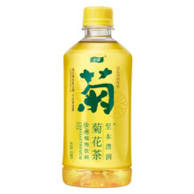 PLUS会员：C'estbon 怡宝 至本清润菊花茶植物饮料450ml*4瓶/尝鲜装
