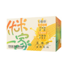 NFC0脂玉米汁优米一家谷物饮料五芳斋饮品低脂植物饮料200ml*12瓶