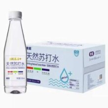 依能 饮用天然弱碱性苏打水 350ml*24瓶*2件