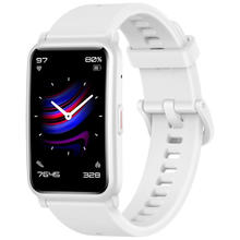 HONOR 荣耀 ES 智能手表 42mm 白色金属表壳 冰岛白硅胶表带（血氧、NFC、心率）