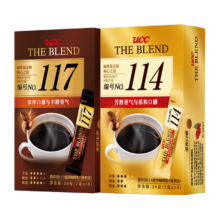 悠诗诗（UCC）117+114速溶黑咖啡便利装40g（10条装*2）