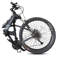 DAHON 大行 折叠山地车26英寸27速铝合金自行车避震碟刹成人男女运动单车 消光黑