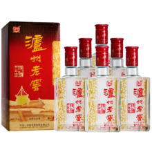 京东百亿补贴、Plus会员:泸州老窖六年窖头曲 浓香型白酒 52度 500ml 6瓶 整箱装(内含礼品袋)