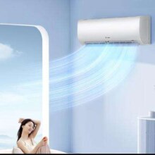再降价、京东百亿补贴：海信（Hisense）大1.5匹 速冷热 新一级能效 大风量速冷暖 APP智能防直吹壁挂式卧室空调挂机 KFR-35GW/E370-X1