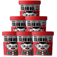 食族人 速食酸辣粉  130g*6桶