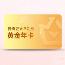 爱奇艺 黄金vip年卡12个月会员 不支持电视