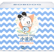 BoBDoG 巴布豆 小波浪超柔亲肤 婴儿纸尿裤 M90/L78/XL66/XXL60