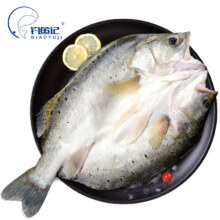 京东百亿补贴、Plus会员:钓鱼记海鲈鱼500g-650g 三去净重 冷冻 家庭聚餐 年货送礼 生鲜 鱼类