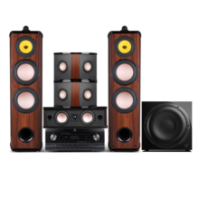 惠威（HiVi）【欧洲杯】Diva 6.1HT家庭影院5.1声道家庭影院 家用双8英寸音箱音响 KTV套装组合 套餐五:（5.1声道）+  AT2300PRO功放