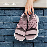 SKECHERS 斯凯奇 女士运动休闲凉鞋 32495 MVE茱萸粉 35