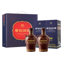 PLUS会员:汾酒 老白汾酒 封坛15 清香型白酒 53度 475mL 2瓶 礼盒装【端午礼盒】