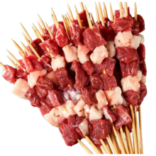 plus会员：伊兰德【烧烤季】内蒙草原 羔羊羊肉串原切400g（16串）羊肉冷冻*3