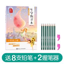 金枝叶 小学生描红练字帖114页 +8支铅笔+2握笔器