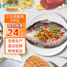 TONGWEI Flsh 通威鱼 冷冻三去鮰鱼600g开背钳鱼黔鱼青江鱼烤鱼食材 生鲜河鲶叉尾