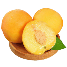 闭眼买，plus会员:蒲恋 正宗蒙阴黄桃  净重4.5斤装【单果125g+】中果