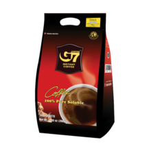 TRUNG NGUYEN LEGEND中原G7速溶美式黑咖啡0蔗糖0脂燃低脂卡健身咖啡豆粉固体饮料 200g(100条装)