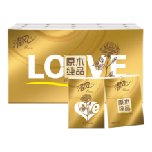 清风 金装love无香手帕纸 6张 4层*30包