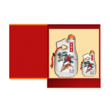 puls会员：景芝 景阳春活力虎 52度 555mL*1瓶 +39度100ml礼盒装