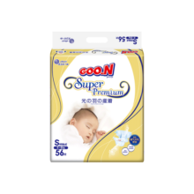 大王（GOO.N）光羽系列环贴式纸尿裤S码56片 厂商直送