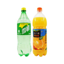 15日20点、限1000件: 可口可乐 果粒橙+雪碧组合装 1.25L*2瓶