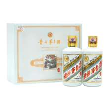 MOUTAI 茅台 生肖纪念 癸卯兔年 酱香型白酒 53度 375ml*2 礼盒装