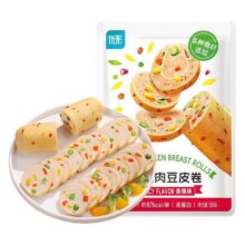 再降价：Fovo Foods 凤祥食品 优形低脂鸡胸肉卷50g*12袋（烧烤味6袋+香辣味6袋）