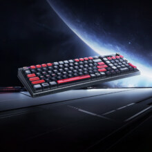 新品发售、PLUS会员：nubia 努比亚 GK001S 三模机械键盘 100键 抹茶拿铁轴V2