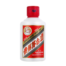 京东百亿补贴、plus会员:茅台（MOUTAI）飞天 酱香型白酒 53度 125ml 单瓶装