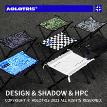 AOLOTRIS 傲洛户外马扎折叠露营便携月亮椅轻量化铝合金战术钓鱼凳