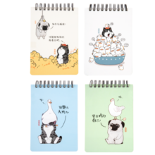 齐心 （Comix）吾皇万睡 便携可爱双螺旋小笔记本子口袋记事本开学文具随身 A6/70张 WHCX2701 单本颜色随机