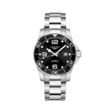 浪琴（LONGINES）瑞士手表 康卡斯潜水系列 机械钢带男表 L37814566