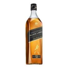 尊尼获加（JOHNNIE WALKER）黑方黑牌 12年 苏格兰 调和型威士忌 700ml 进口洋酒