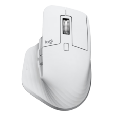 罗技（Logitech）罗技大师系列MX Master 3S无线蓝牙办公鼠标 轻音商务旗舰 人体工学鼠标 送男士 MX Master 3s 珍珠白