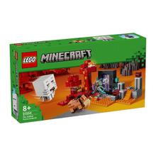 LEGO 乐高 积木男孩我的世界21255下界传送门伏击儿童玩具8岁以上益智